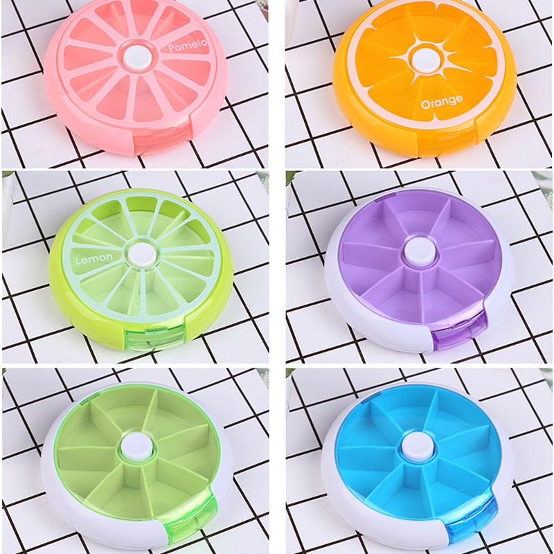 Weekly Pill Organizer Rotating Holder Weekly Pill Organizer Rotating Holder
