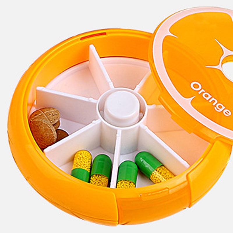 Weekly Pill Organizer Rotating Holder Weekly Pill Organizer Rotating Holder
