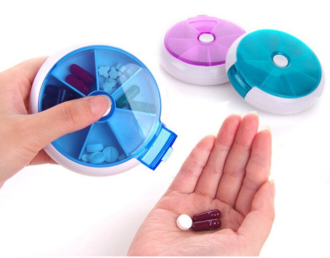 Weekly Pill Organizer Rotating Holder Weekly Pill Organizer Rotating Holder