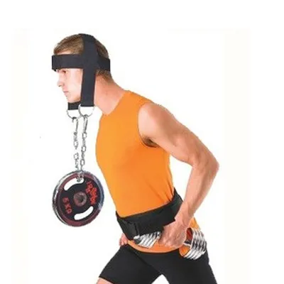 Weight Lifting Head Harness with Chain Weight Lifting Head Harness with Chain