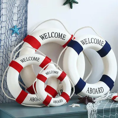 Welcome Aboard Life Buoy Decor Welcome Aboard Life Buoy Decor