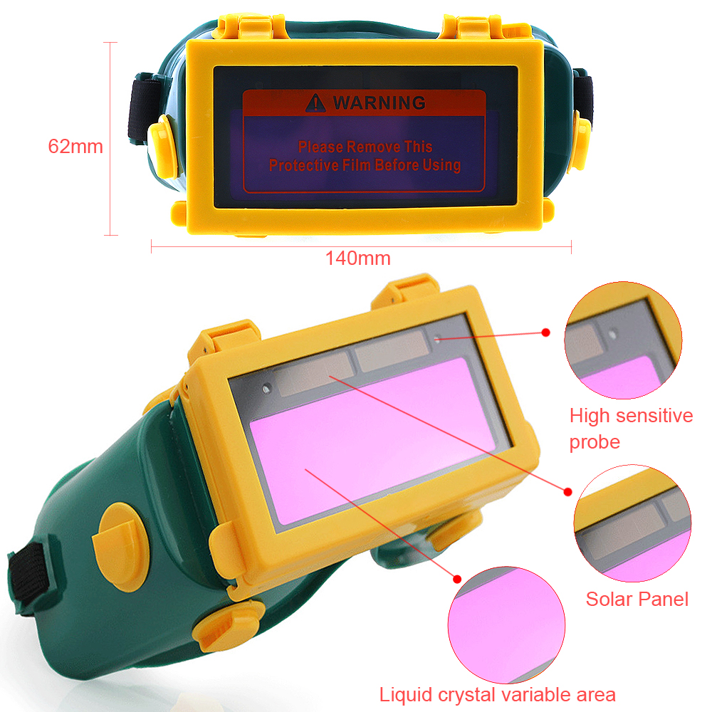 Welding Goggles Solar Power Auto Dim Welding Goggles Solar Power Auto Dim