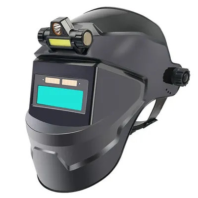 Welding Mask Solar Automatic Dimming Large View True Color 130℃ High Temperature Resistant Welder Auto Darkening