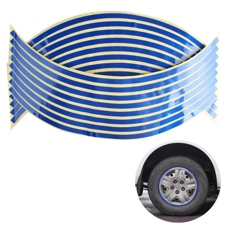 Wheel Stripes Reflective Decals (16 Pcs) Wheel Stripes Reflective Decals (16 Pcs)