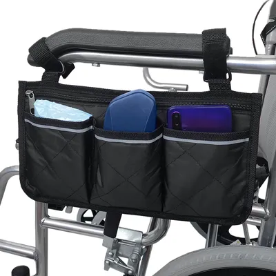 Wheelchair Bag Multi-Pocket Pouch