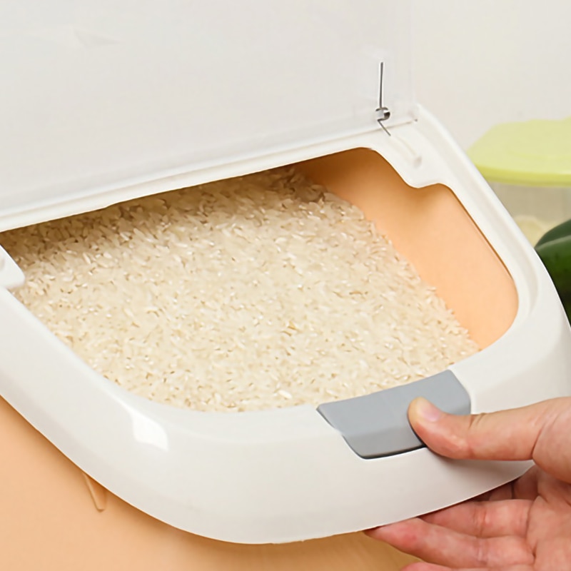 Wheeled 10 KG Rice Storage Container