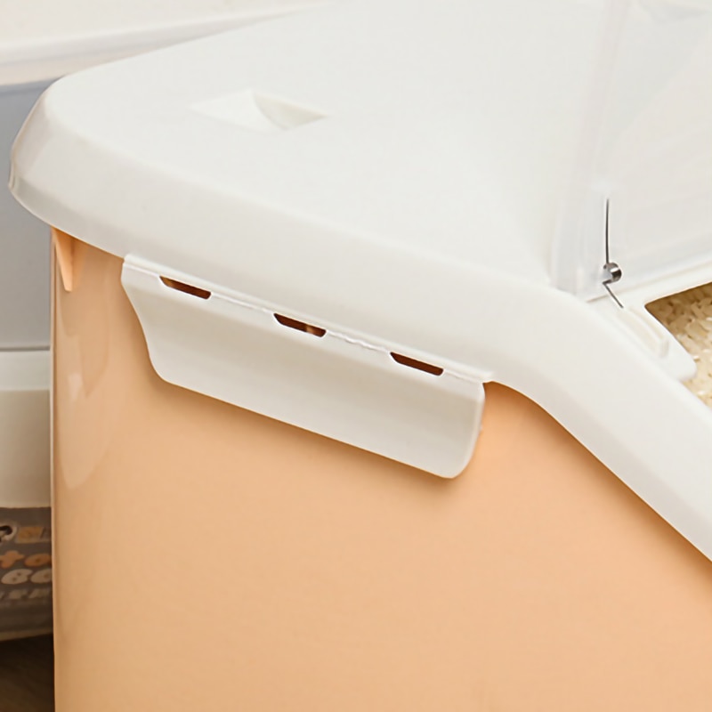 Wheeled 10 KG Rice Storage Container