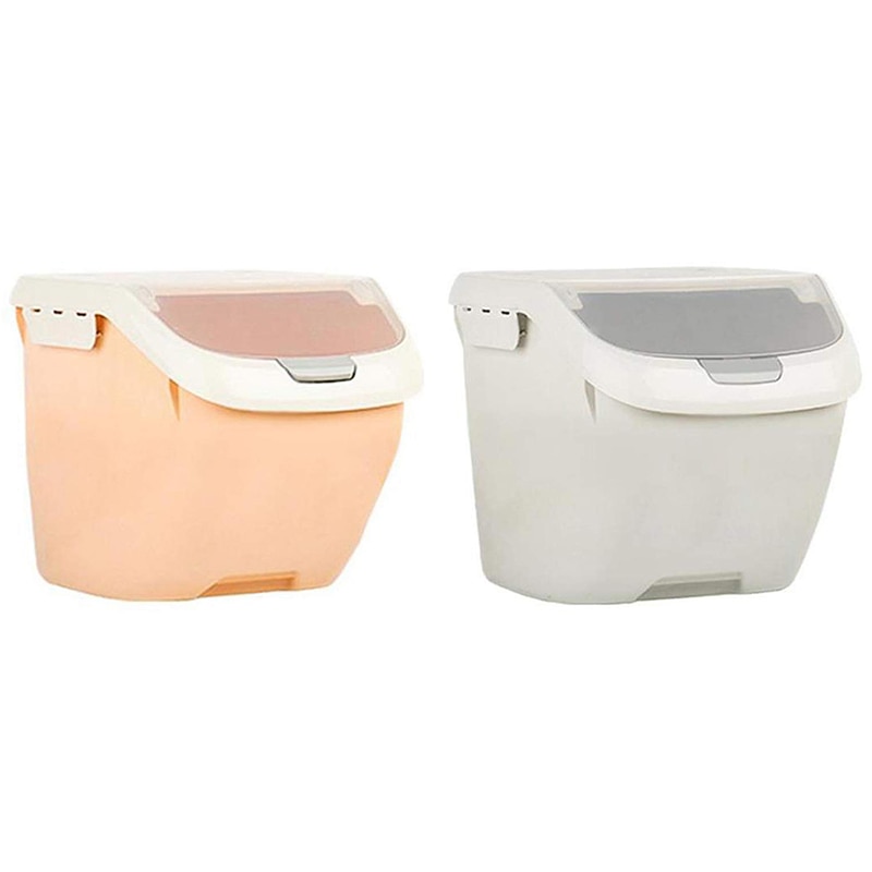 Wheeled 10 KG Rice Storage Container