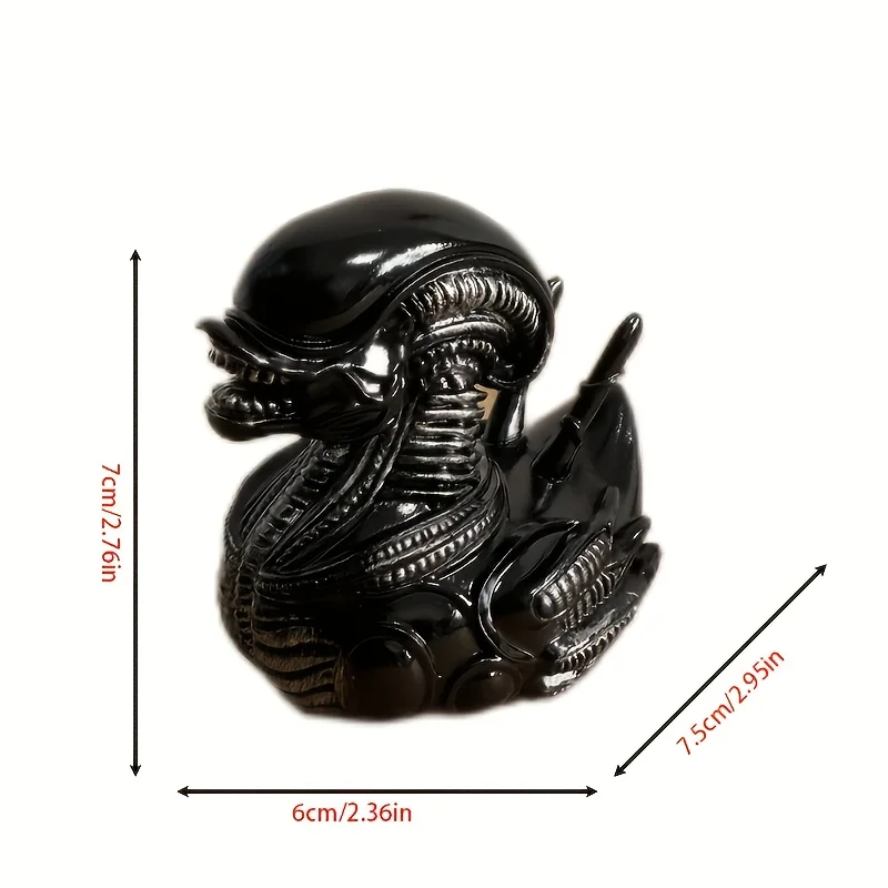 Whimsical Creative Alien Series Movie Duck Novelty Toy Evil Prank Duck Party Desktop Resin Ornament Holiday Parties Gift