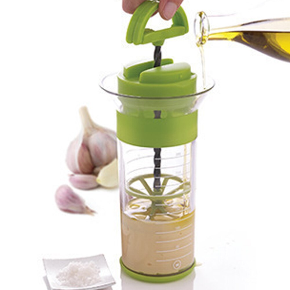 Whisk Type 300ml Salad Dressing Shaker