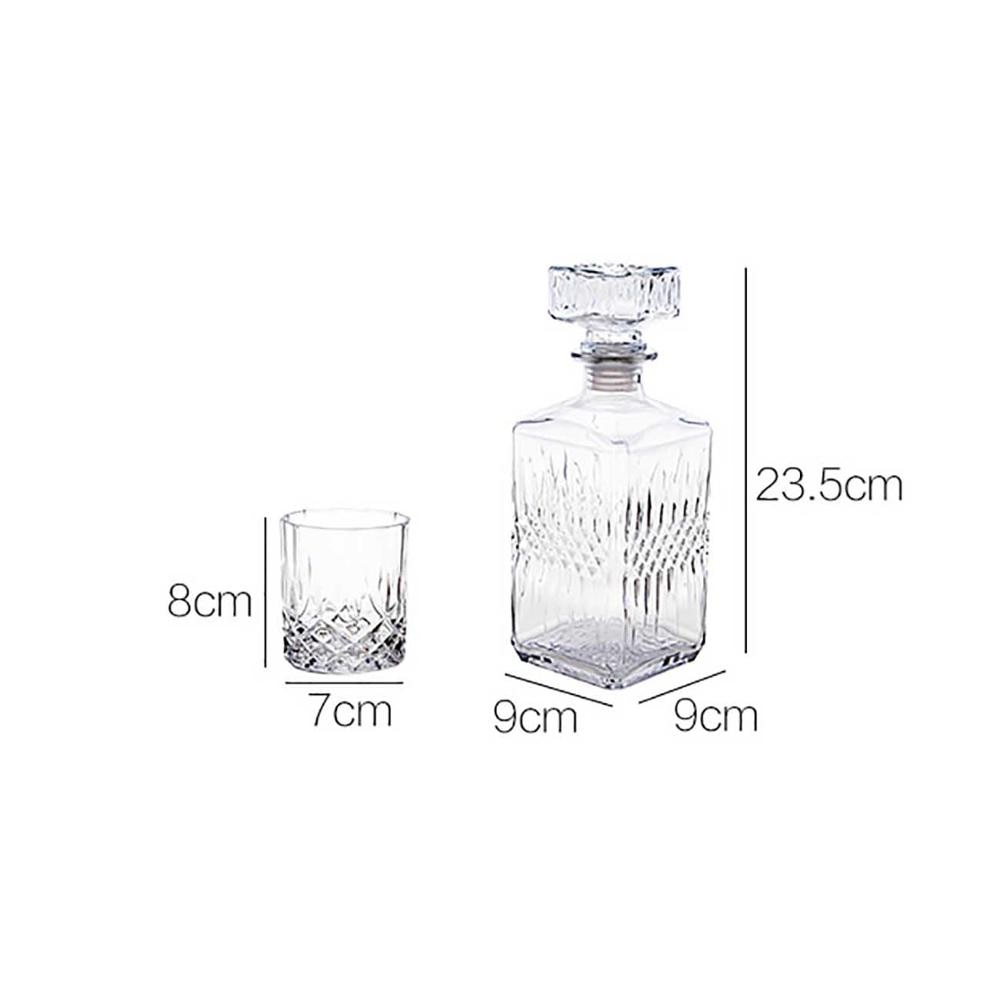 Whiskey Container and Glasses 5-Piece Set Whiskey Container and Glasses 5-Piece Set