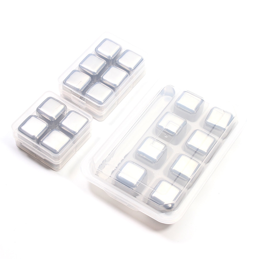 Whiskey Rocks Stainless Steel Ice Cubes Whiskey Rocks Stainless Steel Ice Cubes