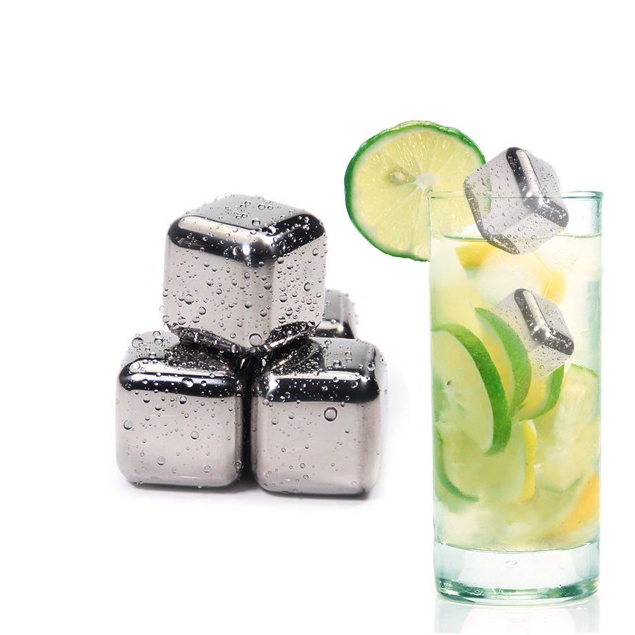 Whiskey Rocks Stainless Steel Ice Cubes Whiskey Rocks Stainless Steel Ice Cubes