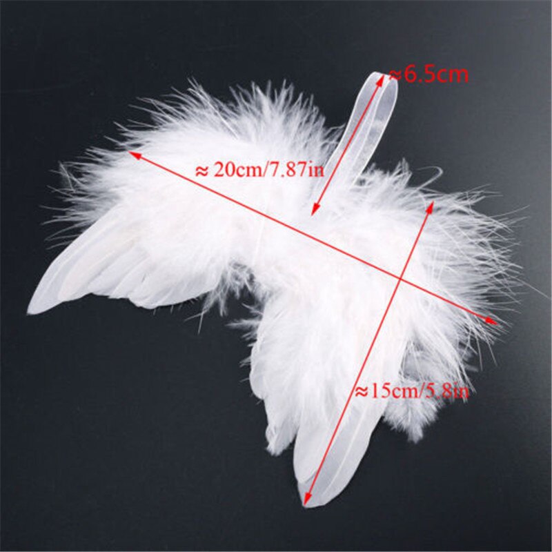 White Angel Wings Christmas Ornament (10 pcs) White Angel Wings Christmas Ornament (10 pcs)