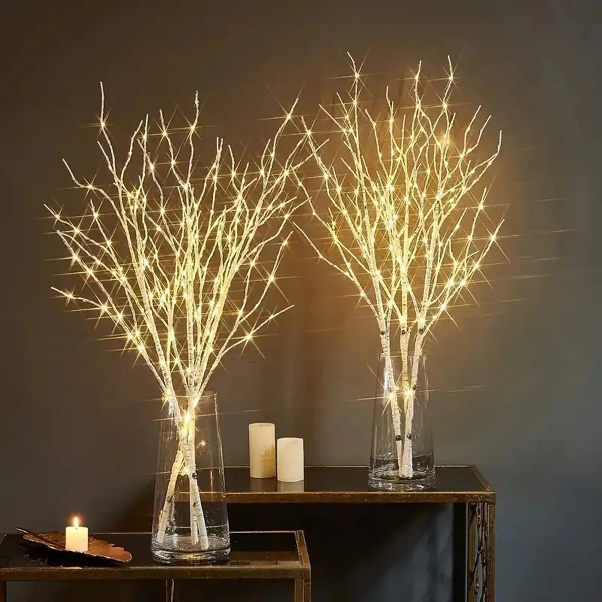 White Birch Branch Light LED Festive Lights Battery Operated For Christmas Party Wedding Decoration Twig Outdoor Lights White Birch Branch Light LED Festive Lights Battery Operated For Christmas Party Wedding Decoration Twig Outdoor Lights