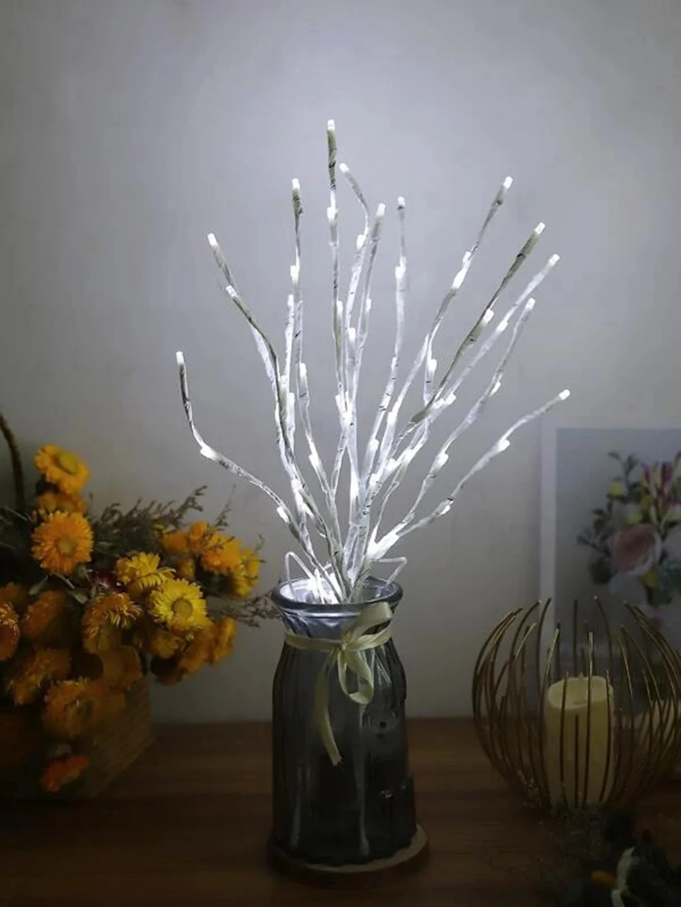 White Birch Branch Light LED Festive Lights Battery Operated For Christmas Party Wedding Decoration Twig Outdoor Lights White Birch Branch Light LED Festive Lights Battery Operated For Christmas Party Wedding Decoration Twig Outdoor Lights