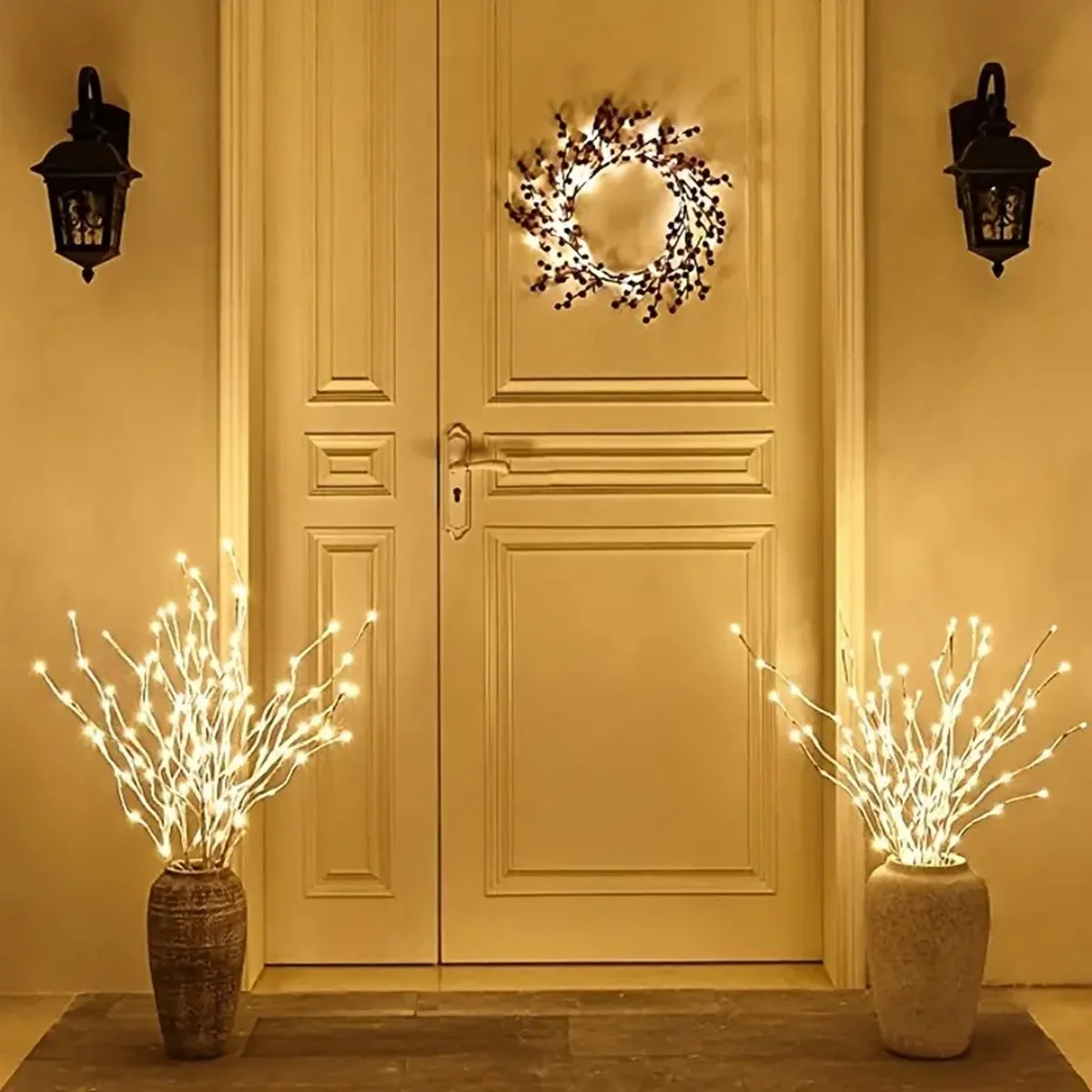 White Birch Branch Light LED Festive Lights Battery Operated For Christmas Party Wedding Decoration Twig Outdoor Lights White Birch Branch Light LED Festive Lights Battery Operated For Christmas Party Wedding Decoration Twig Outdoor Lights