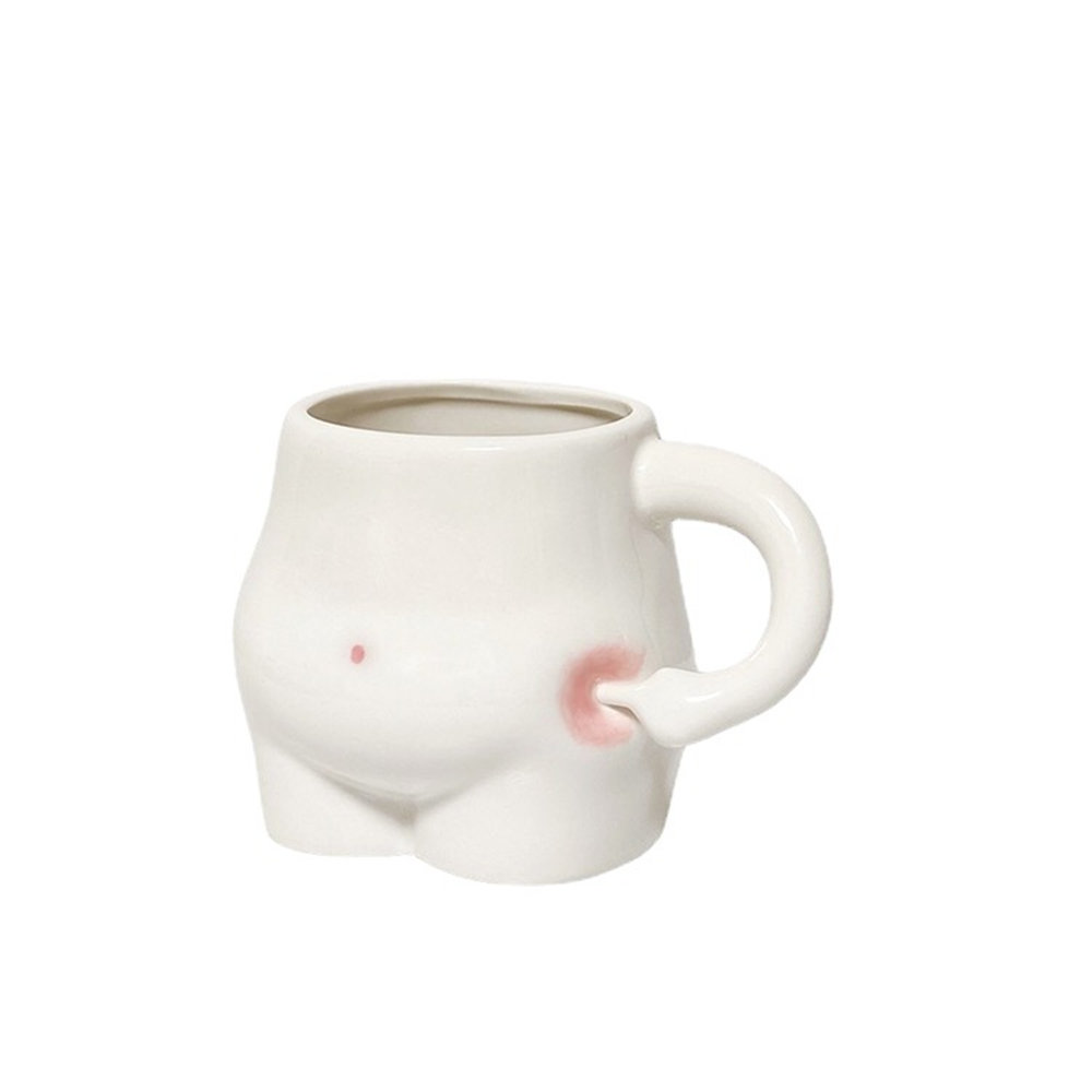 White Ceramic Fat Belly Mug White Ceramic Fat Belly Mug