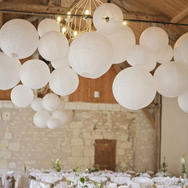 White Chinese Paper Lanterns (30 pcs) White Chinese Paper Lanterns (30 pcs)