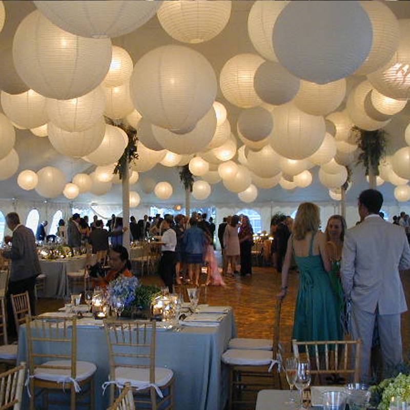 White Chinese Paper Lanterns (30 pcs) White Chinese Paper Lanterns (30 pcs)