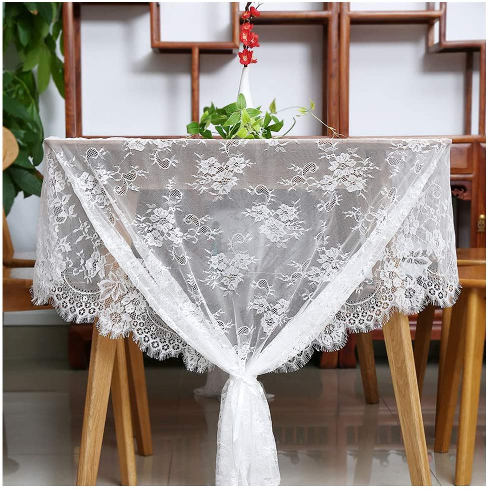 White Decor Lace Tablecloth White Decor Lace Tablecloth