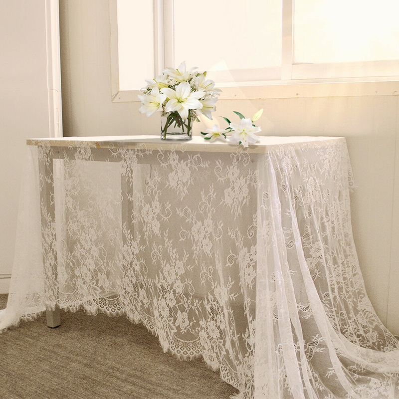 White Decor Lace Tablecloth White Decor Lace Tablecloth