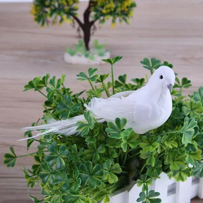 White Dove Ornament (2 pcs)