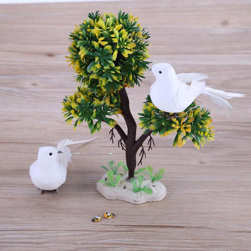 White Dove Ornament (2 pcs)