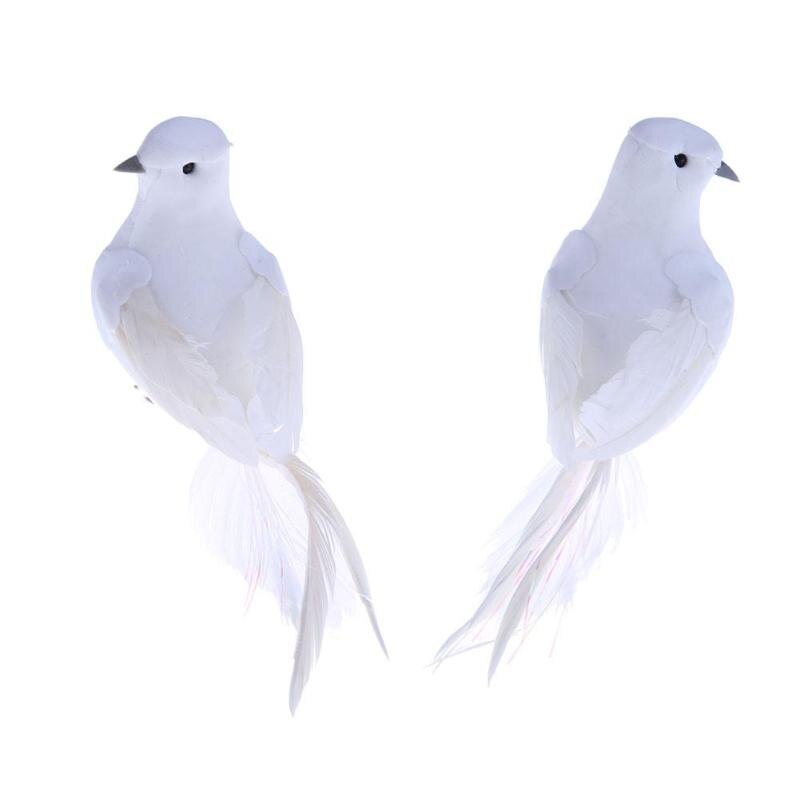 White Dove Ornament (2 pcs)