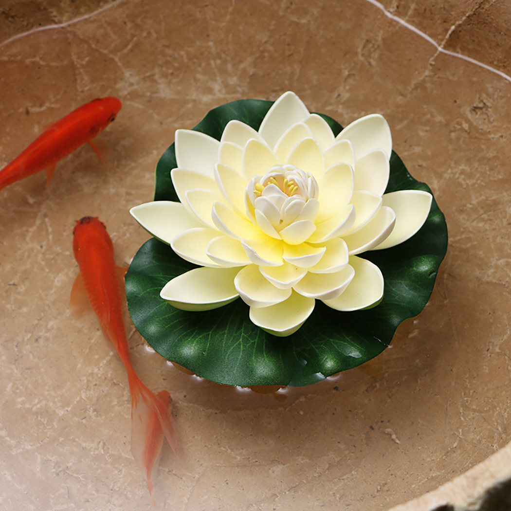 White EVA Artificial Floating Flowers (12pcs) White EVA Artificial Floating Flowers (12pcs)