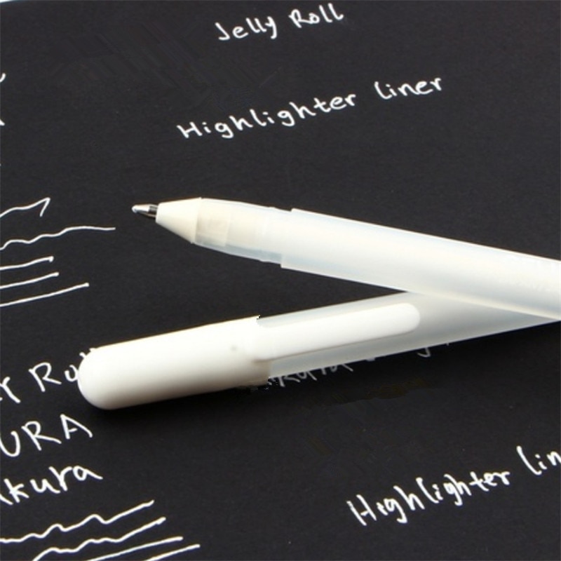 White Gel Pen School Supply