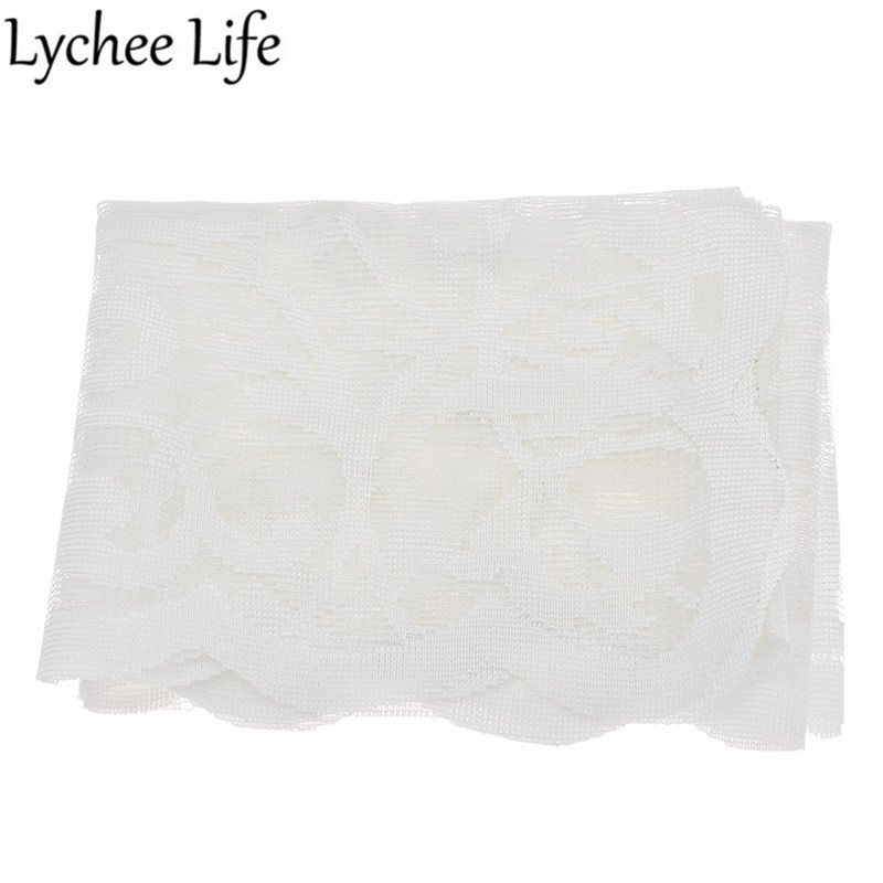 White Long Lace Table Runner
