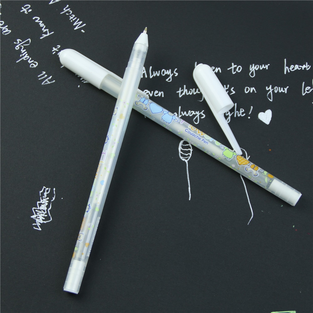 White Pen Gel Stationary Writer White Pen Gel Stationary Writer