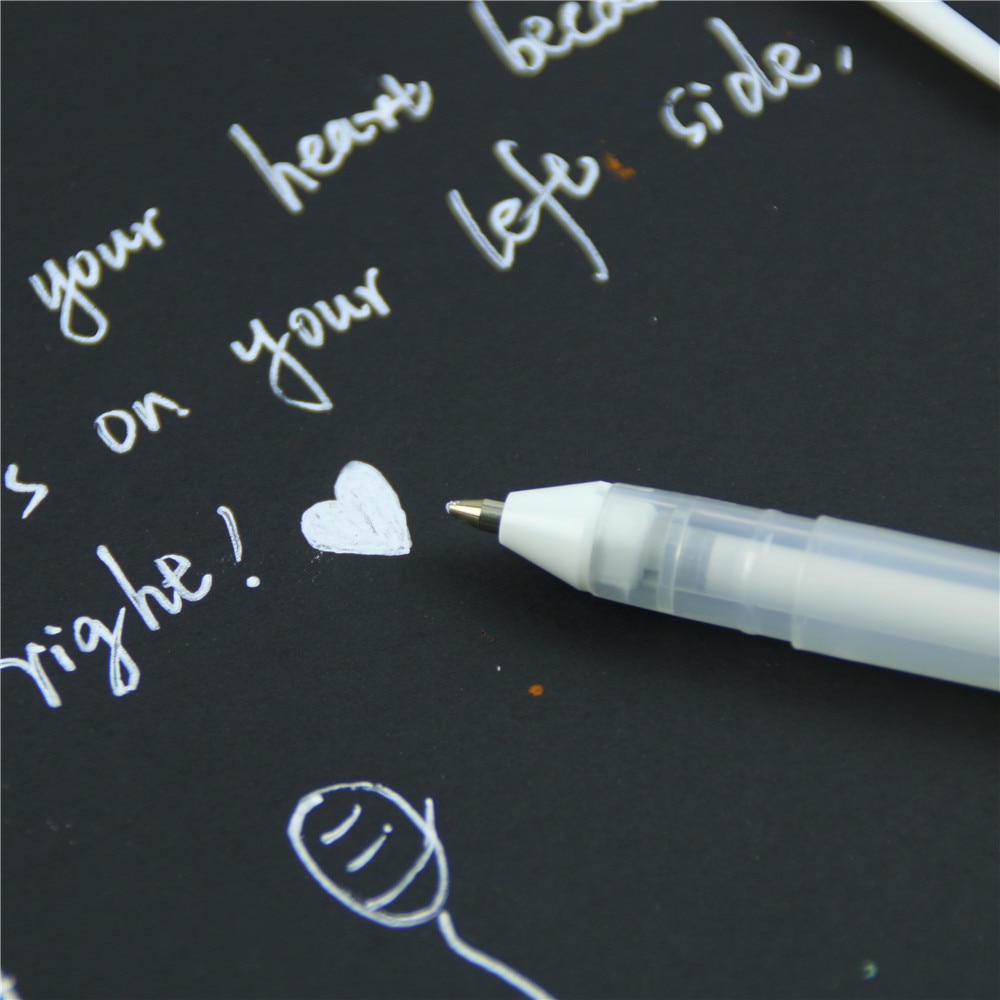 White Pen Gel Stationary Writer White Pen Gel Stationary Writer