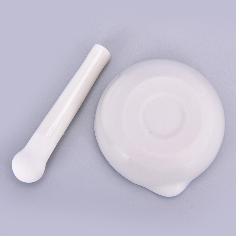 White Porcelain Mortar and Pestle Set