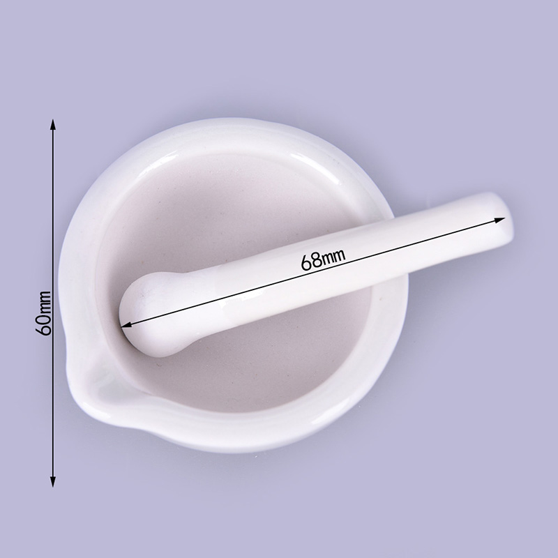 White Porcelain Mortar and Pestle Set