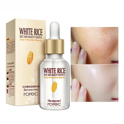 White Rice Whitening Serum Face Moisturizing Firm Bright Cream Anti Wrinkle Anti Aging Face Fine Lines Acne Treatment