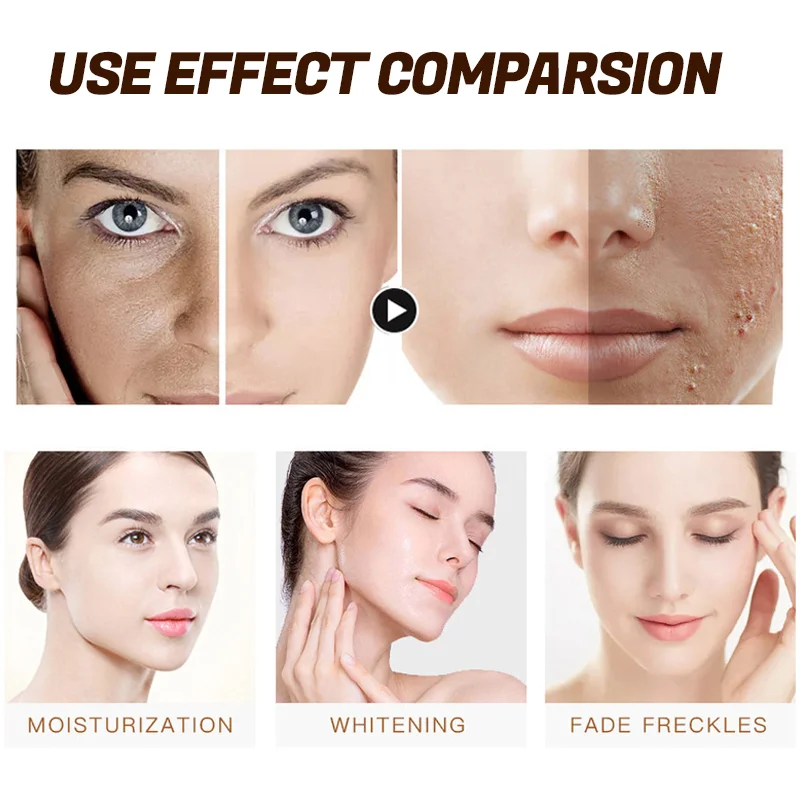White Rice Whitening Serum Face Moisturizing Firm Bright Cream Anti Wrinkle Anti Aging Face Fine Lines Acne Treatment