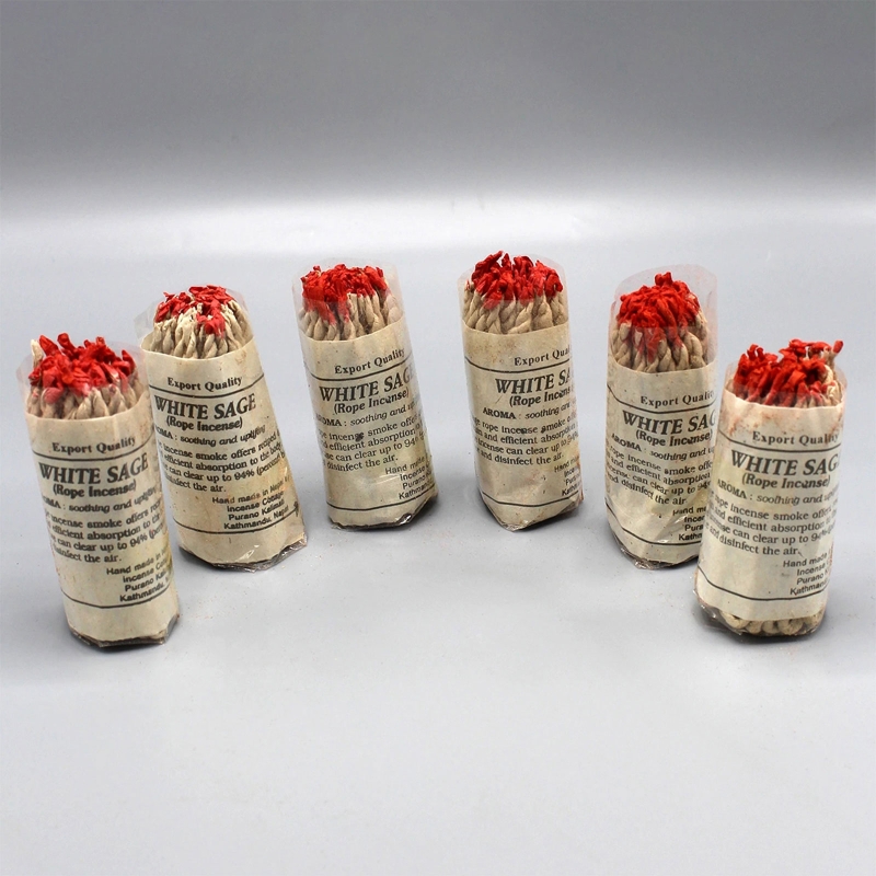 White Sage Incense Rope Set (40pcs) White Sage Incense Rope Set (40pcs)