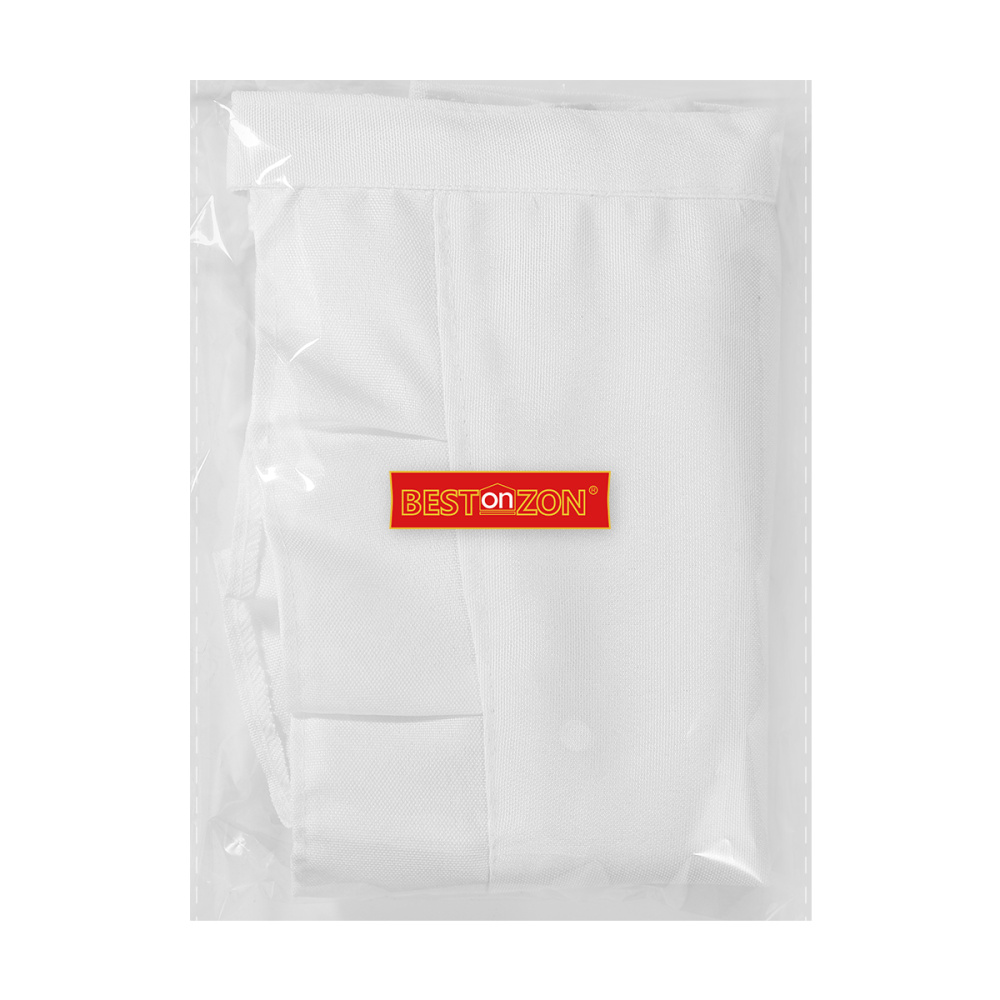 White Waist Apron with Pocket