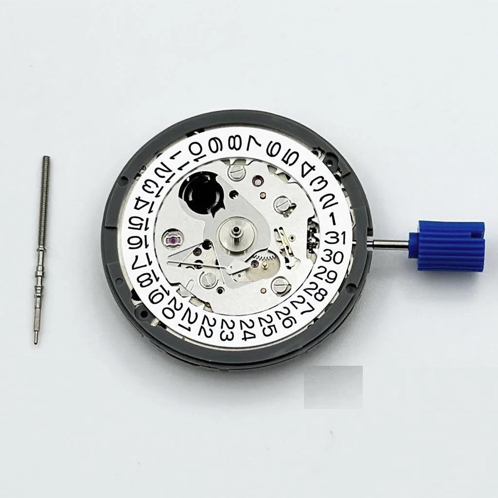 White/Black Calendar 24 Jewels NH35 Mechanical Movement High Accuracy Winding NH35 Automatic Self-winding Stem Set White/Black Calendar 24 Jewels NH35 Mechanical Movement High Accuracy Winding NH35 Automatic Self-winding Stem Set