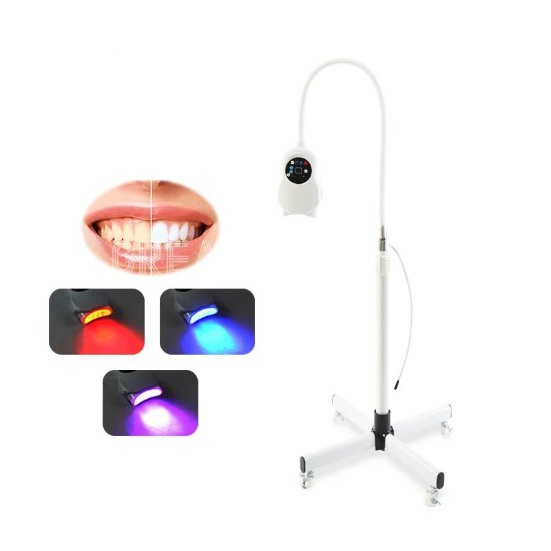 Whitening Light For Professional Teeth 3 Color Dental Led Tooth Whitening Lamp Machine Adjustable Height For Dentist Whitening Light For Professional Teeth 3 Color Dental Led Tooth Whitening Lamp Machine Adjustable Height For Dentist