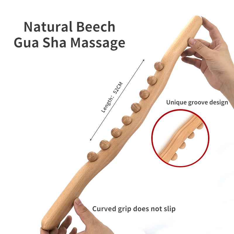 Whole Body Wooden Massage Stick