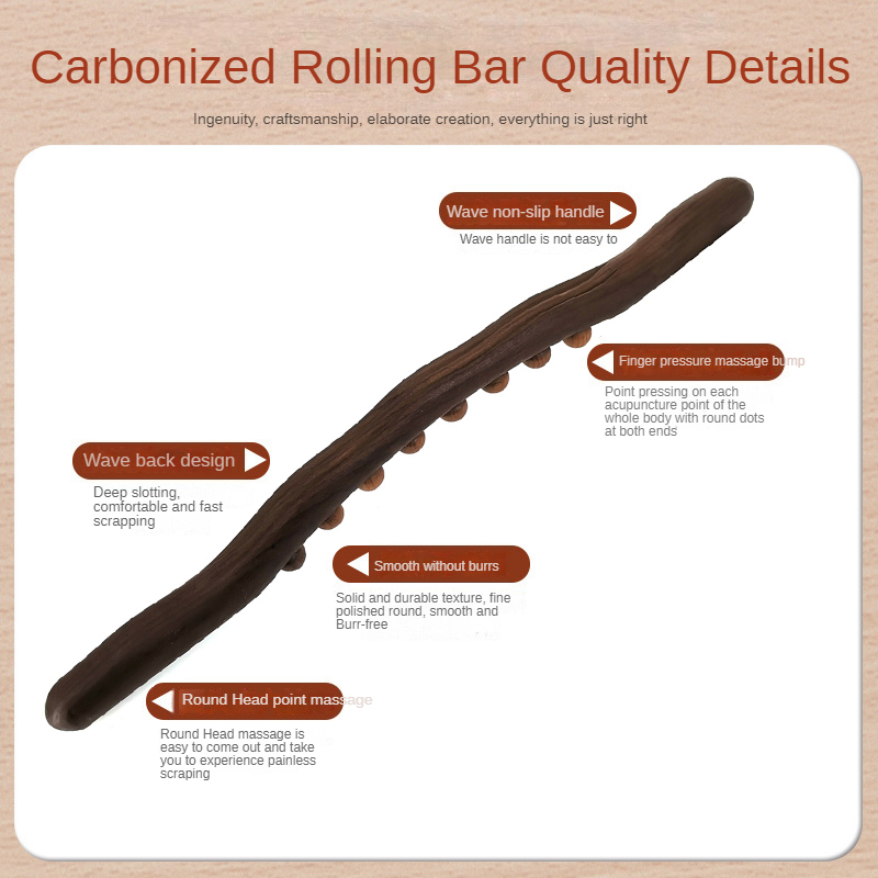 Whole Body Wooden Massage Stick