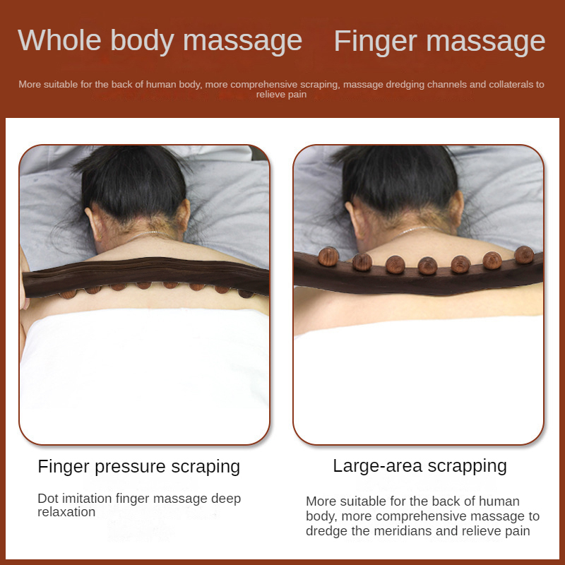 Whole Body Wooden Massage Stick