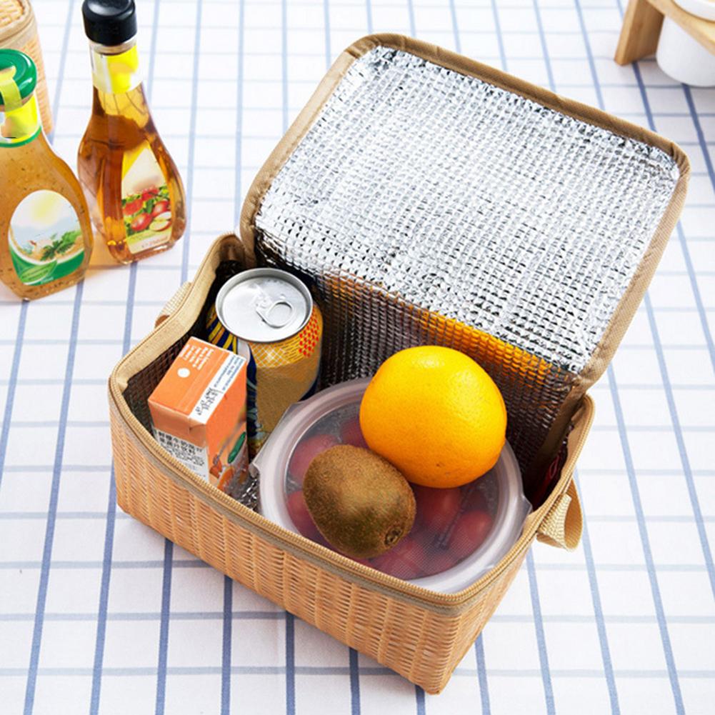 Wicker Baskets Insulated Picnic Bag Wicker Baskets Insulated Picnic Bag