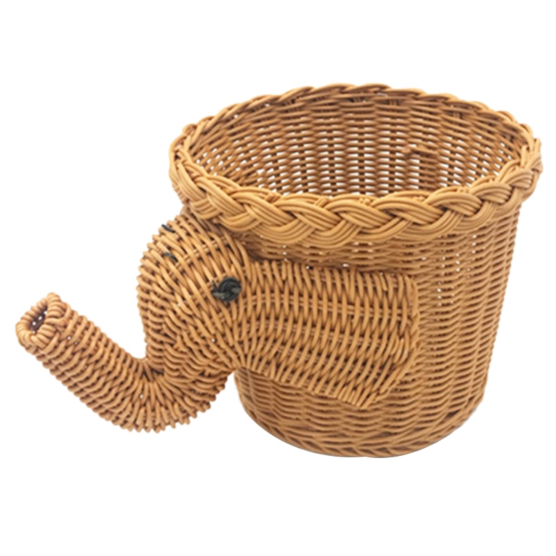 Wicker Fruit Basket Elephant Design Wicker Fruit Basket Elephant Design
