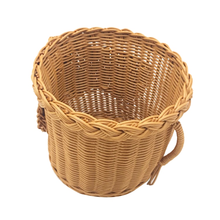 Wicker Fruit Basket Elephant Design
