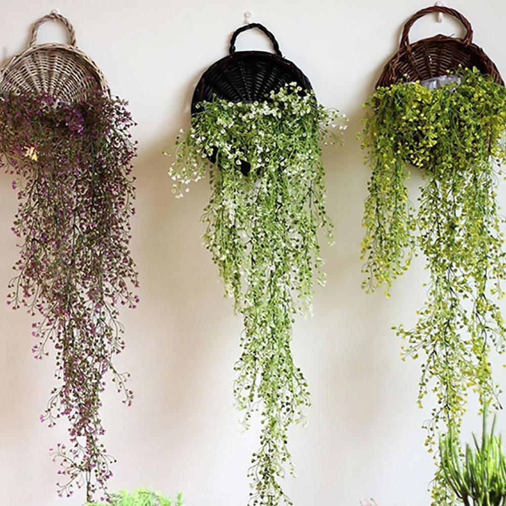 Wicker Wall Mounted Hanging Basket Wicker Wall Mounted Hanging Basket