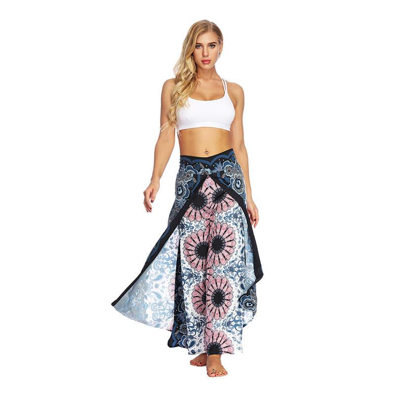 Wide Leg Yoga Pants Printed Bohemian Pants Wide Leg Yoga Pants Printed Bohemian Pants